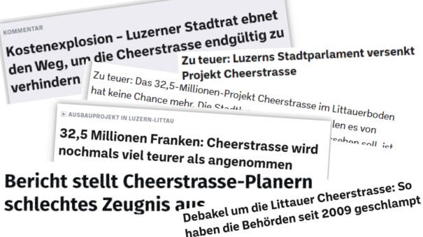 Kosten Cheerstrasse
